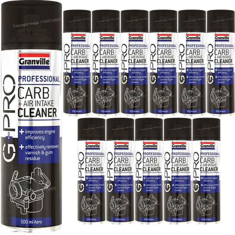 12x G+PRO Professional Car Carburettor Choke Carb Air Intake Cleaner Spray