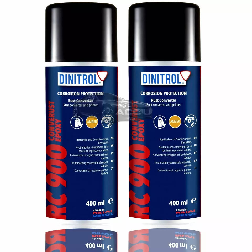 2x DINITROL RC900 Rust Preventer Converter Primer Corrosion Protection SPRAY