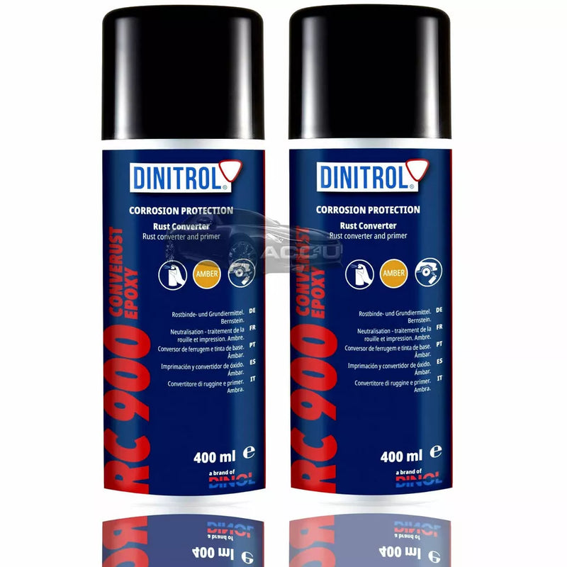 2x DINITROL RC900 Rust Preventer Converter Primer Corrosion Protection SPRAY