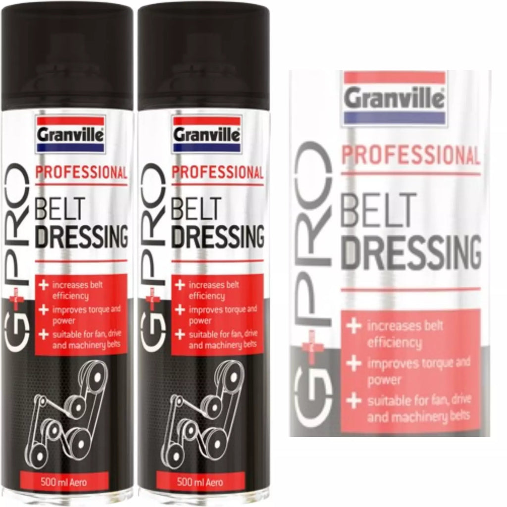2x G+PRO Belt Dressing Spray Flat Round V Fan Drive Rubber Belts Anti Slip