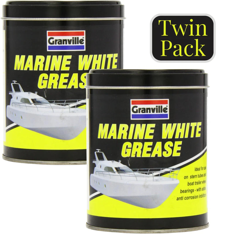 2x Granville MARINE WHITE Grease Boat Stern Tubes Bearings Water Repellent