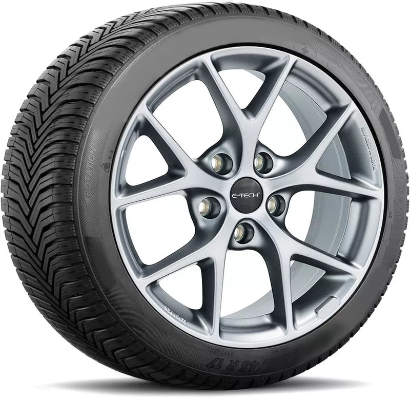 2x Silver Car Alloy Wheels Spray Paint Cans Chromium Bright E-Tech +Caps
