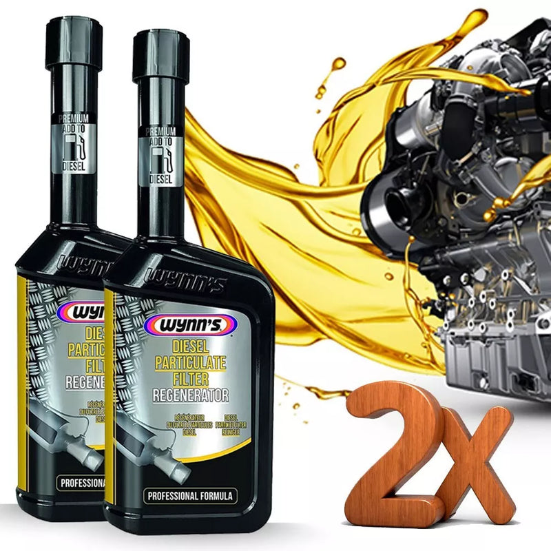 2x Wynns Car Diesel Engine DPF Diesel Particulate Filter Regenerator Cleaner