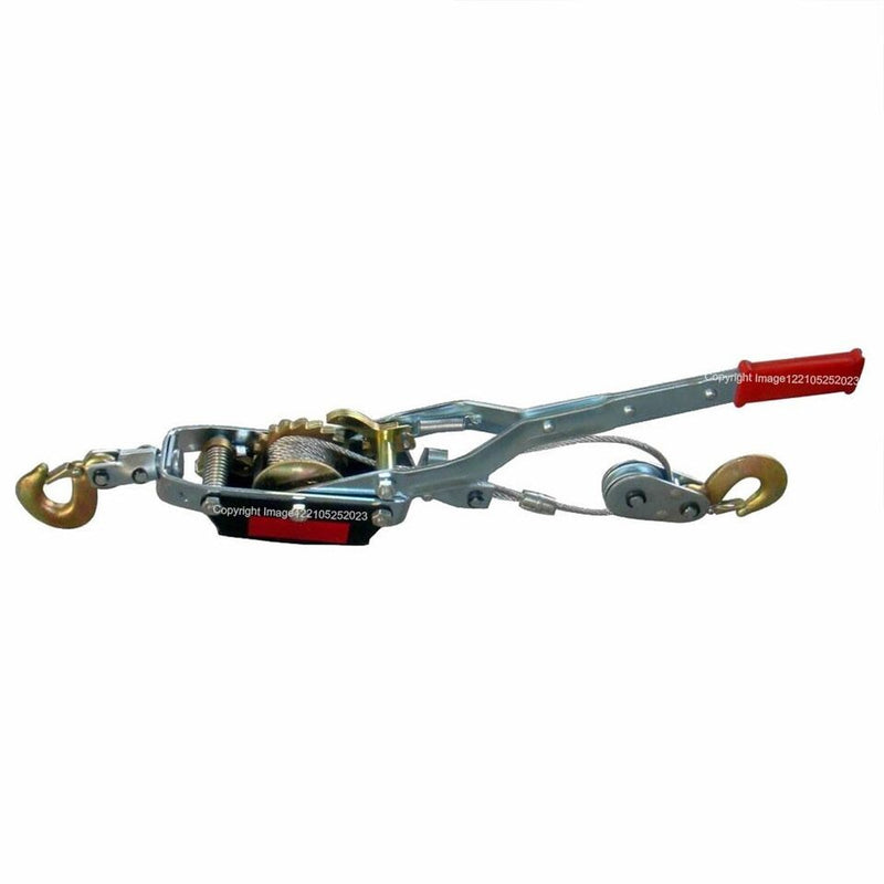 4 Tonne Heavy Duty Steel Hand Cable Puller Multi Purpose Towing Winch +Caps