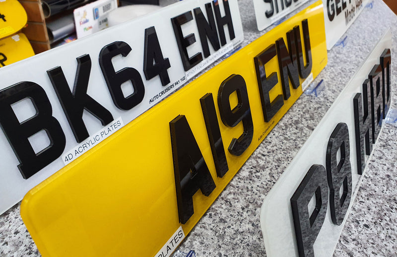 4D Number Plates