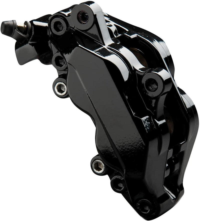 Foliatec Midnight Black 2164 Car Bike Engine Brake Caliper High Temp Paint Lacquer Kit +Caps