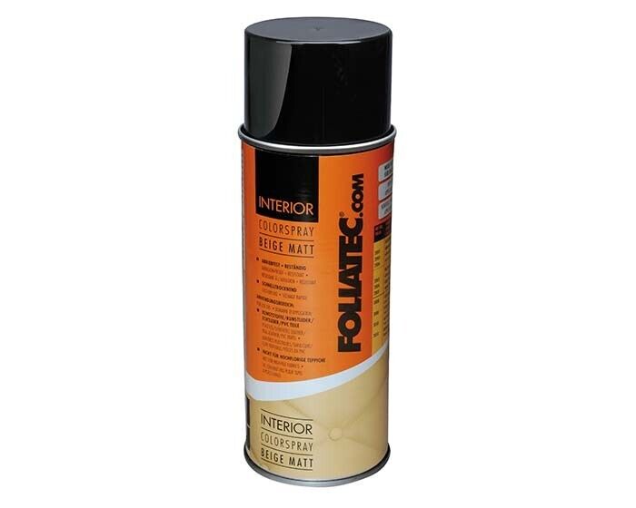 Car Interior Spray Paint Dash Plastic Trim Leather Foliatec Matt Beige+Primer +Caps