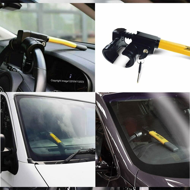 Maypole MP9045 Car Dash Dashboard Anti Theft High Security Steering Wheel Lock +Caps