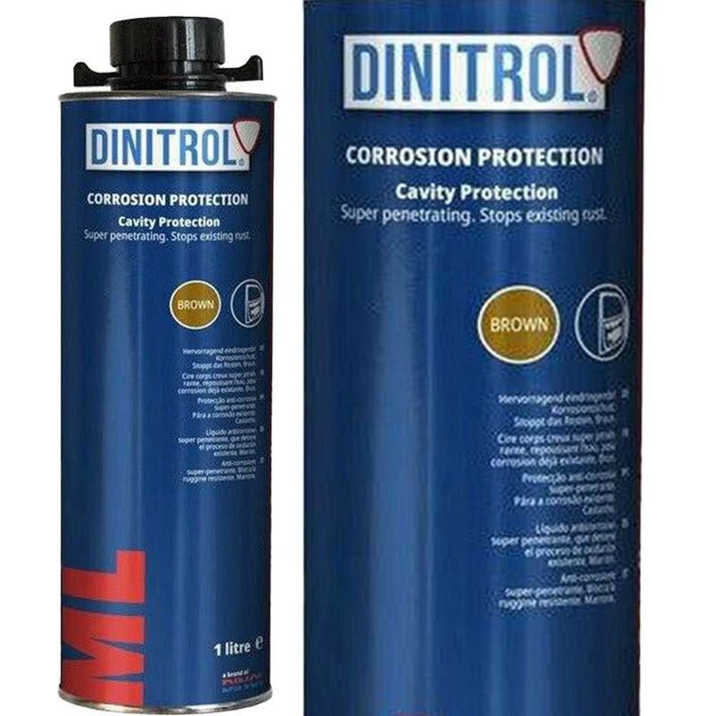 DINITROL ML BROWN Underbody Stop Rust Proofing Corrosion Protection 1 Litre