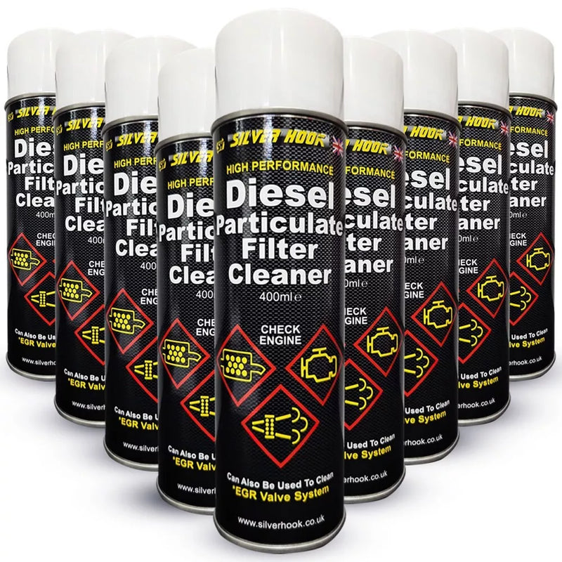 DPF Cleaner Diesel Particulate Filter Cleaner Aerosol Spray Can 400ml Silverhook