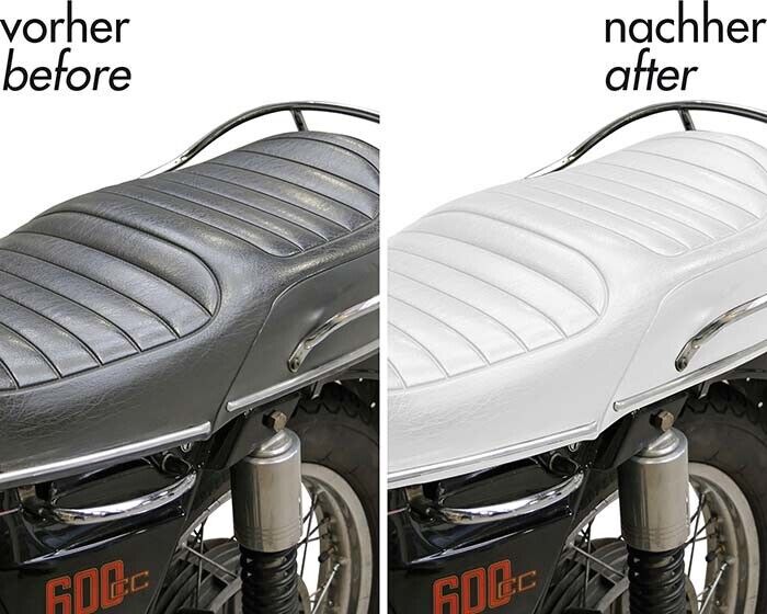 Foliatec White Color 2001 Car Interior Dashboard Door Plastic Vinyl Spray Paint +Caps