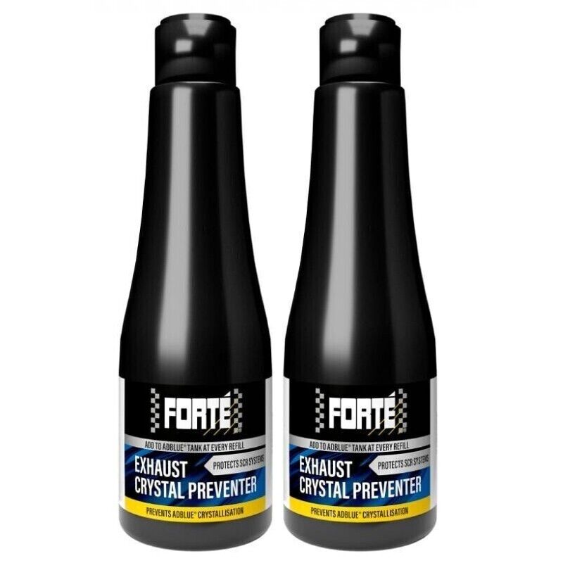 2x Forte ADBLUE Tank Exhaust Crystal Crystallization Preventer Additive Treatment