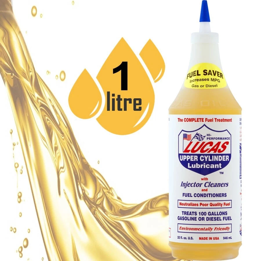 Lucas Upper Cylinder Lubricant Injector Cleaner Fuel Conditioner Treatment 946ml