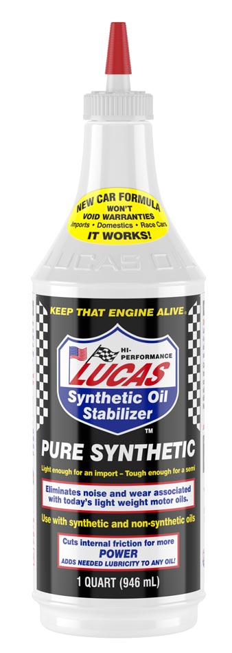 Lucas Pure Synthetic Car Engine Oil Stabilizer Additive Treatment 946mL
