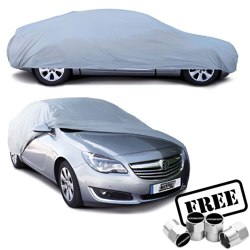 Maypole Car Full Cover Large Breathable Water Resistant Fabric 16ft + Caps