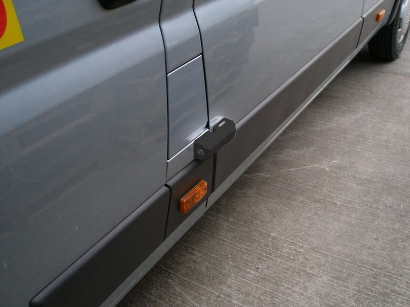 Milenco Van High Security BLACK Door Lock For Sliding Side & Rear Doors