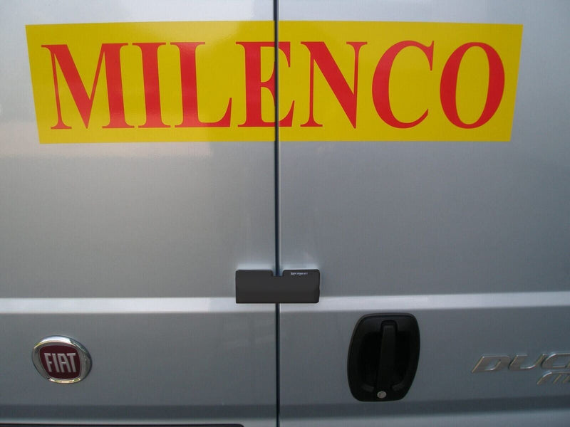 Milenco Van High Security BLACK Door Lock For Sliding Side & Rear Doors