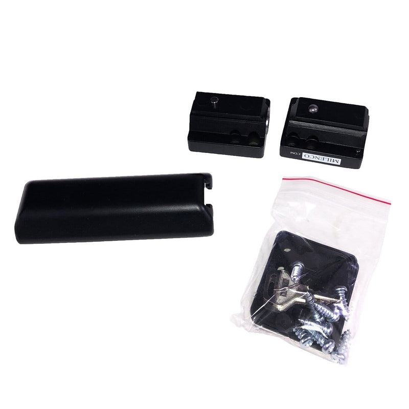 Milenco Van High Security BLACK Door Lock For Sliding Side & Rear Doors
