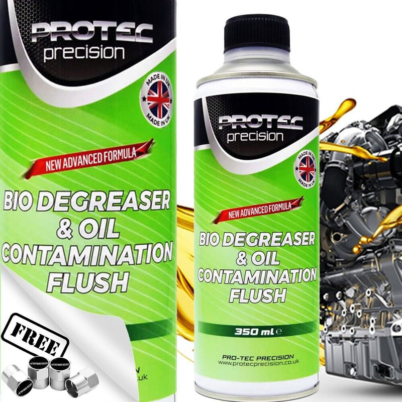 Protec Bio Cooling Coolant System Degreaser System Oil Contamination Flush +Caps