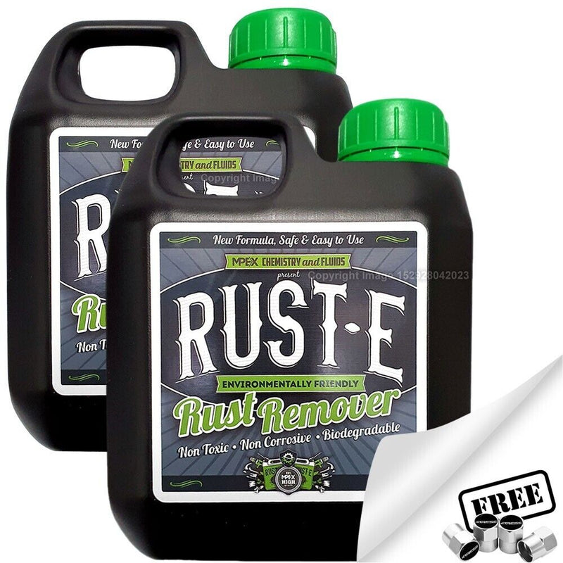 Rust Remover Fluid Rust-E Non Toxic Non Corrosive Biodegradable Solution 2L +Caps