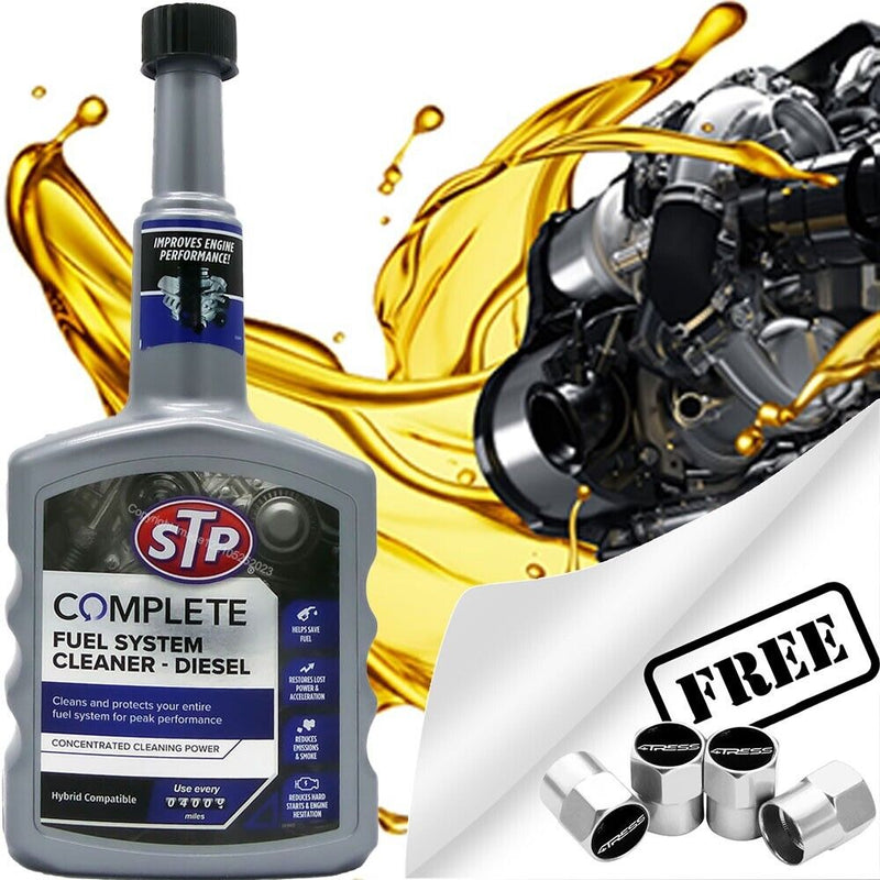 STP Complete Fuel System Diesel Injector Cleaner Treatment 400ml +Caps