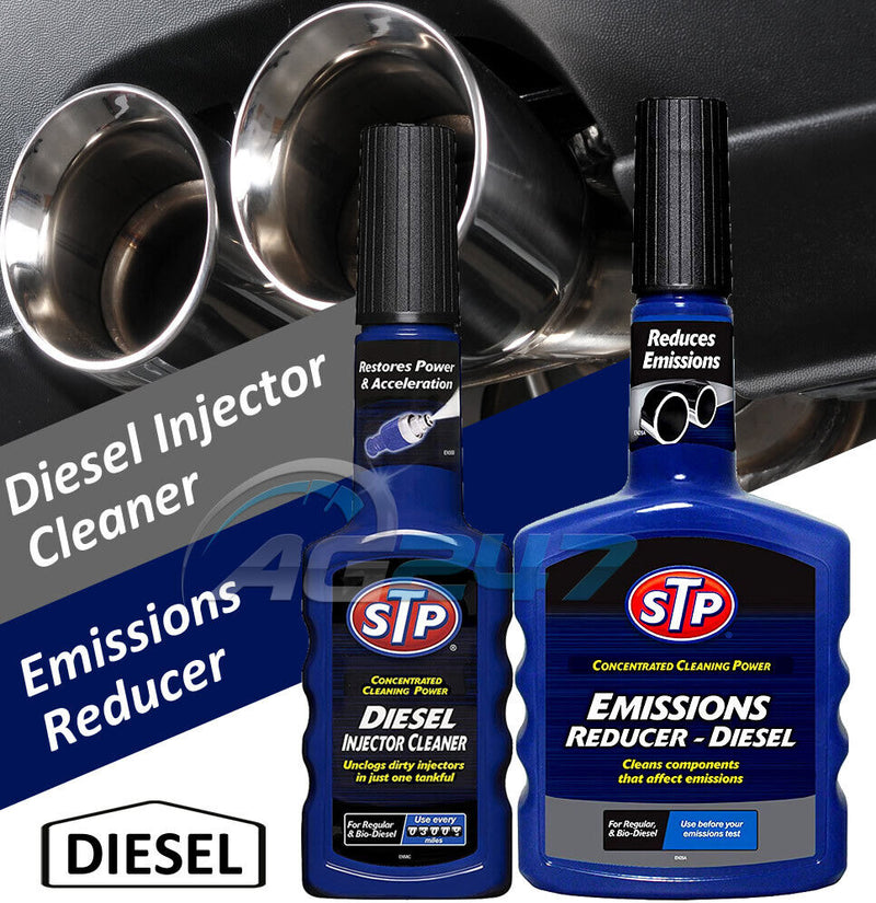 STP Diesel Engine Emissions Reducer +Diesel Fuel Injector Cleaner Service Kit-2