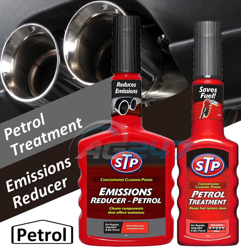 STP Petrol Engine Emissions Reducer + STP Petrol Treatment Fuel Cleaner- 2