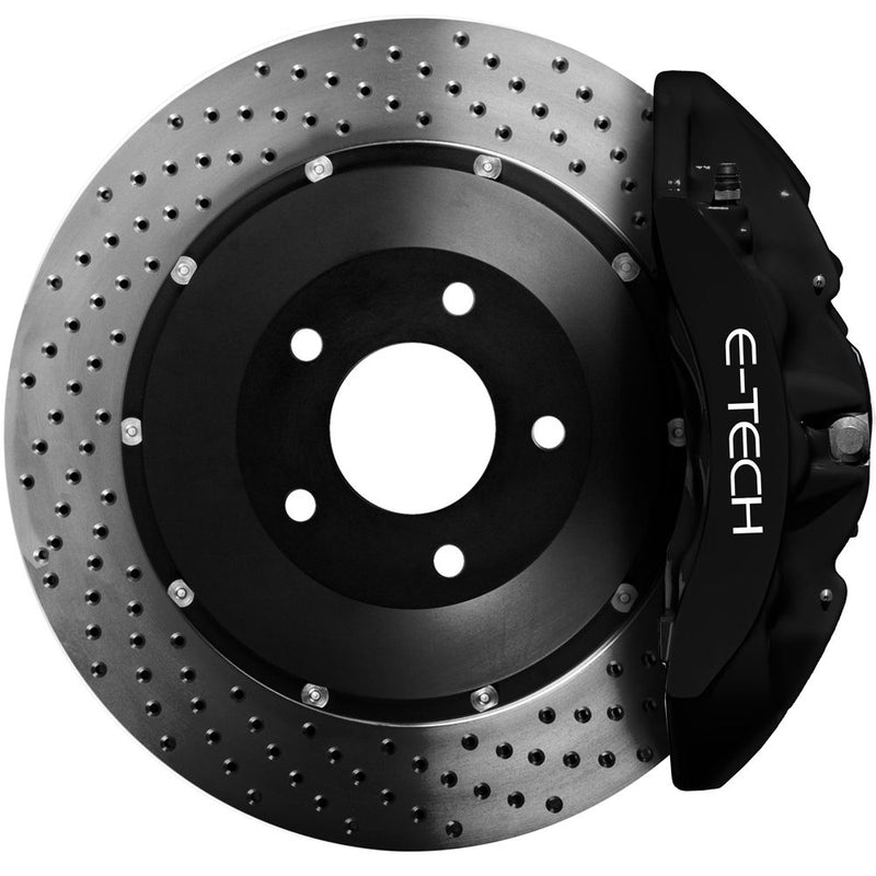 E-Tech Black Brake Caliper Spray Paint Enamel Coating Aerosol Can 400mL