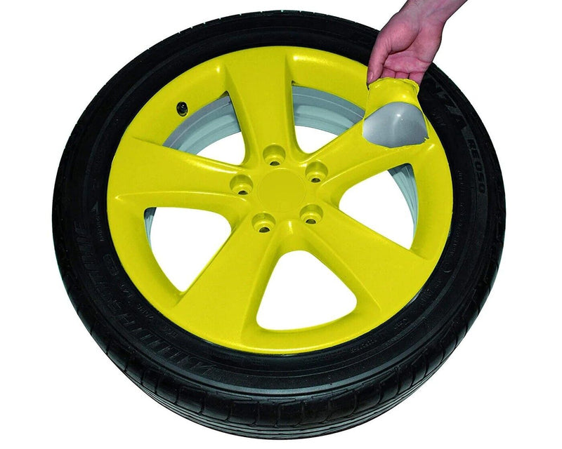 Foliatec Yellow 2052 Car Alloy Wheels Bike Boat Peelable Protective Film Spray Paint Set +Caps