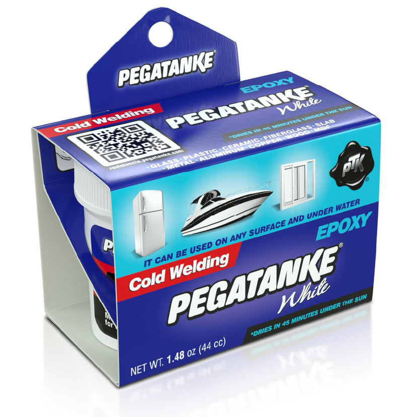 Pegatanke WHITE Professional Cold Weld 2 Part Super Strong Epoxy Resin Glue Bond