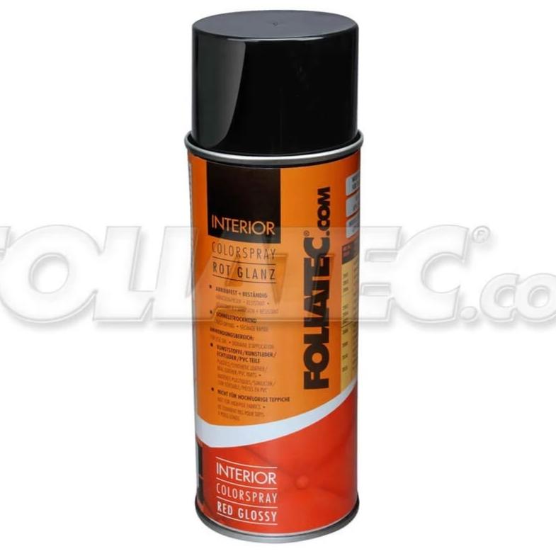 Foliatec Red Color FT2006 Car Interior Dashboard Door Plastic Vinyl Spray Paint