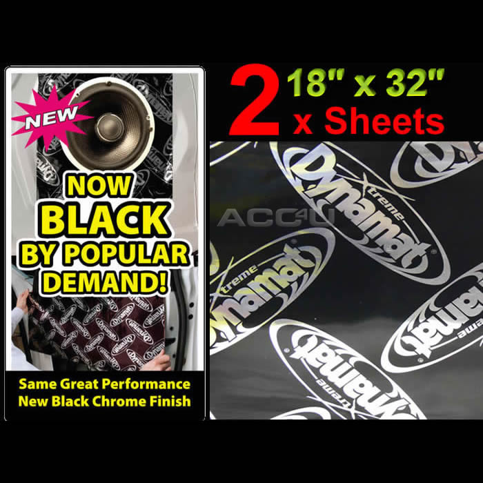 Dynamat Xtreme Car Door Floor Hood Boot Sound Proofing Deadening 18" x 32" 2 Sheets