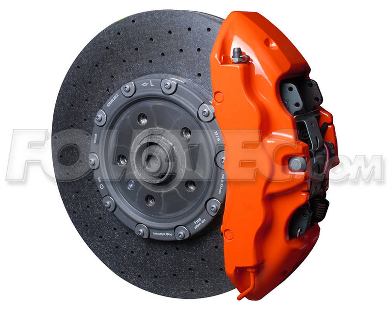 Foliatec Flame Orange FT2167 Car Bike Engine Brake Caliper High Temp Paint Lacquer Kit