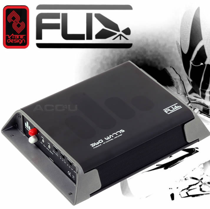 Fli Underground FU360.2 360 Watts 2/1 Channel Stereo Mono Car Bass Amp Amplifier