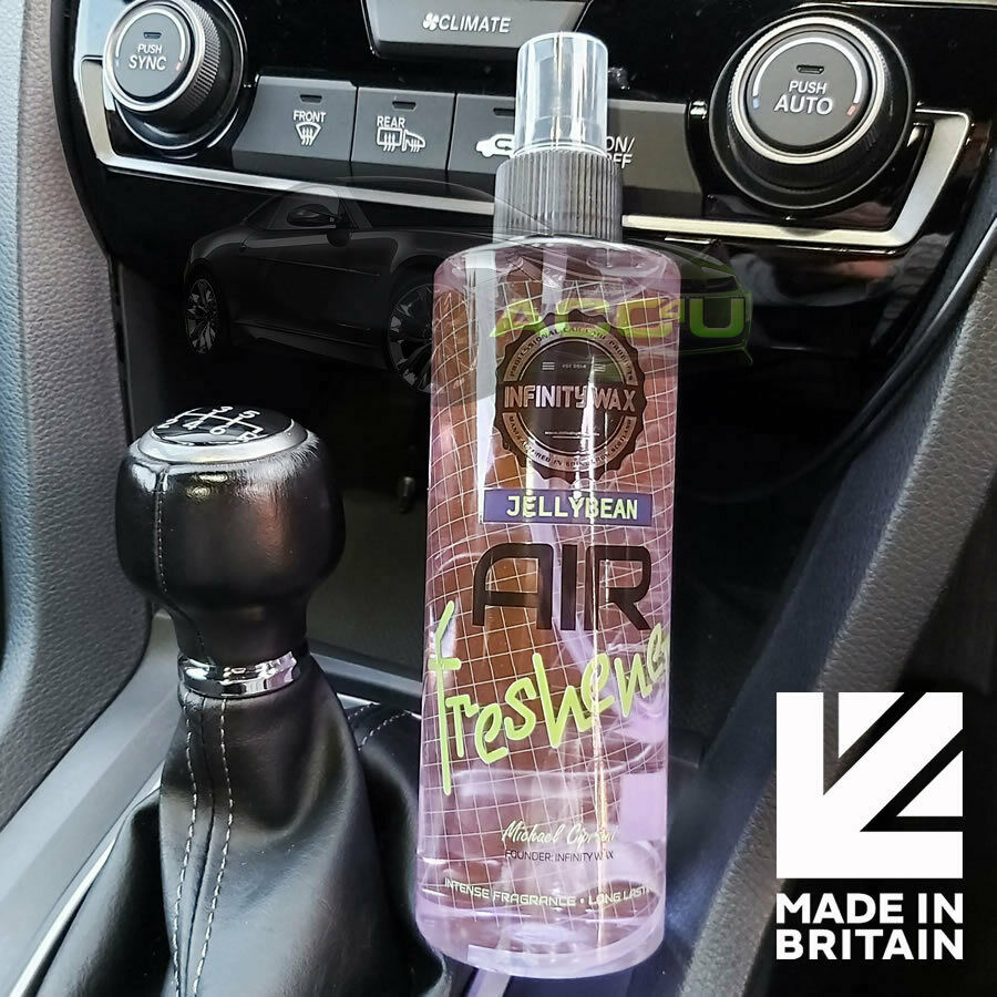 Infinity Wax Jellybean Fragrance Scent Car Air Freshener Mist Spray 250ml Bottle