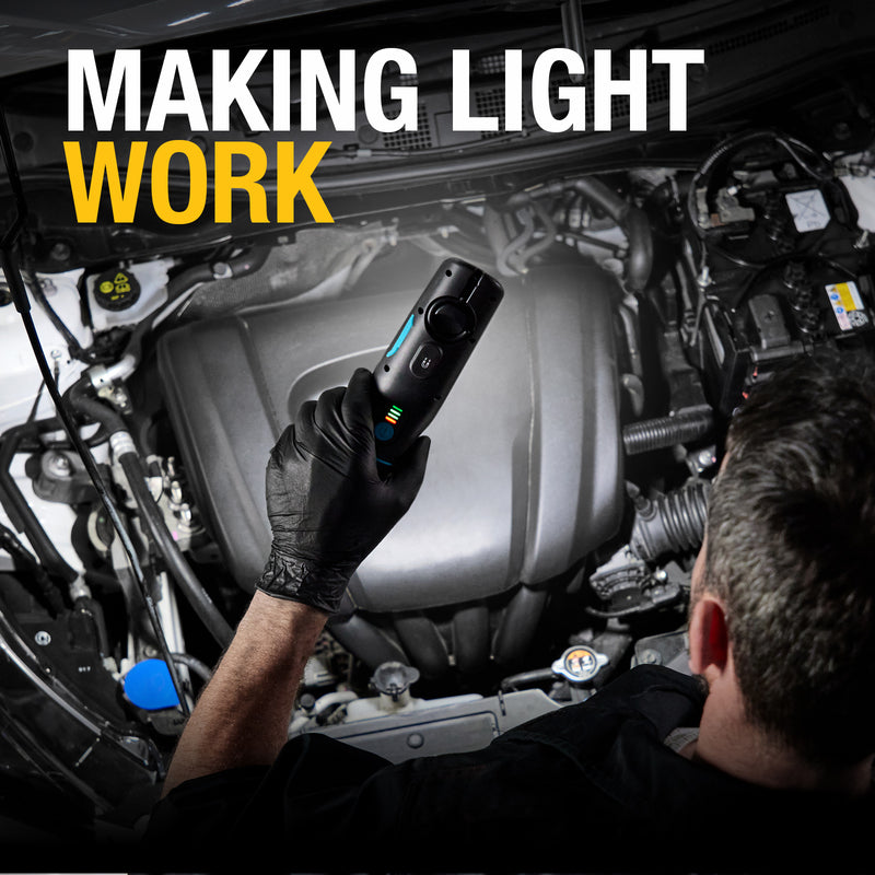 Ring RIL6100 MAGFLEX Mini Rechargeable Handheld LED Inspection Work Lamp Light +Caps