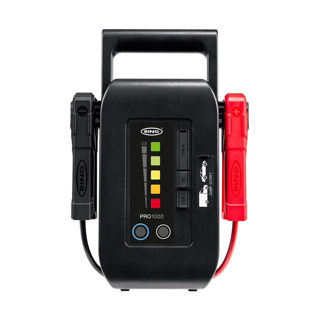 Ring 12v 1000A 10L Car Van Portable Lithium Battery Jump Starter Booster Power Bank
