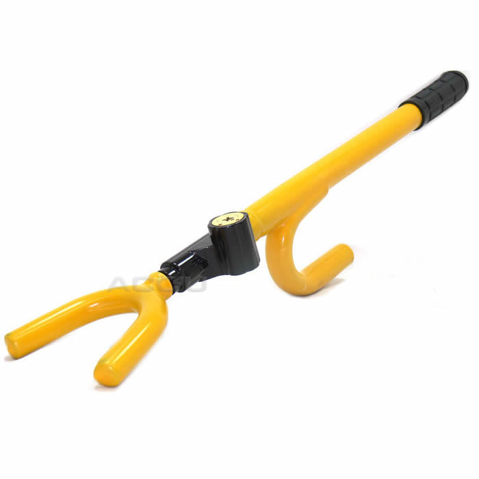Sakura Anti Theft High Security Yellow Car Steering Wheel Lock