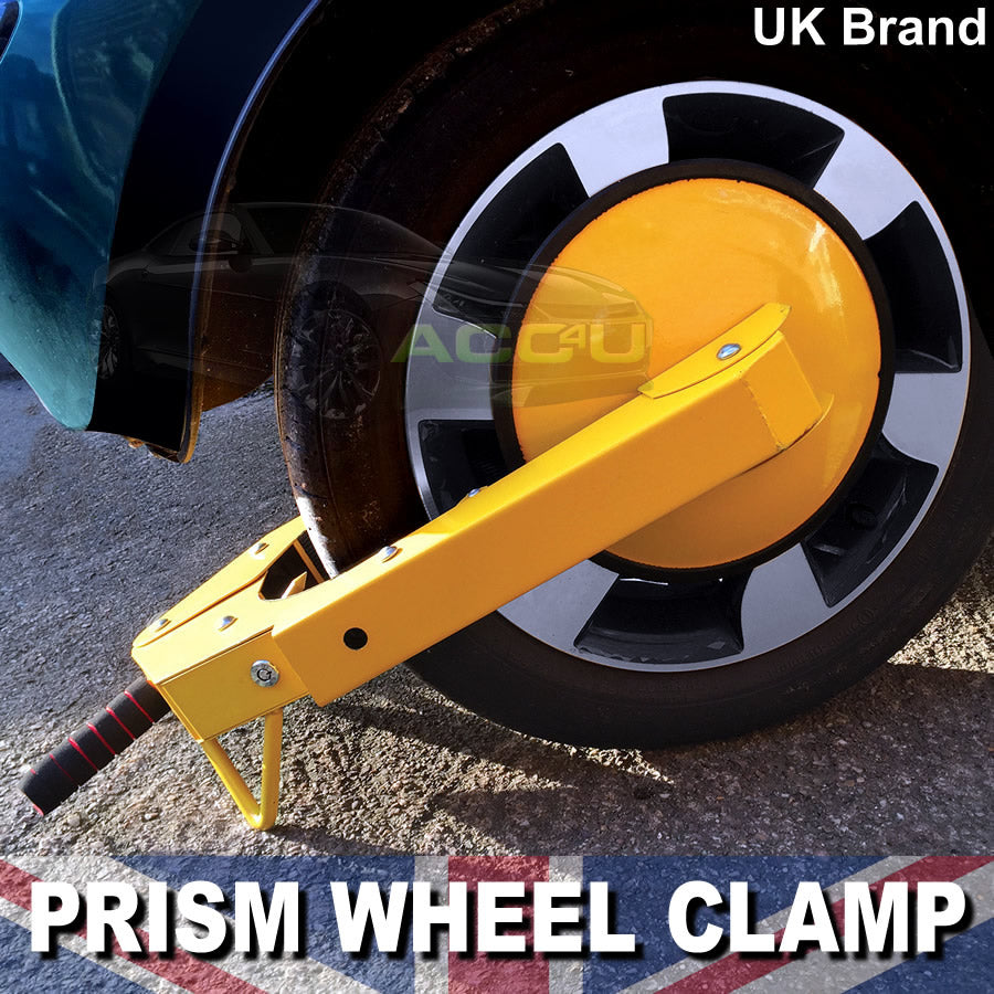 Car Van Caravan Motorhome Anti Theft High Security Full Face Wheel Clamp