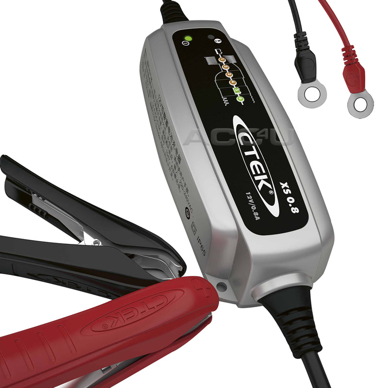 CTEK XS 0.8 12v 0.8A Car Bike Boat 6 Step Fully Automatic Smart Battery Charger