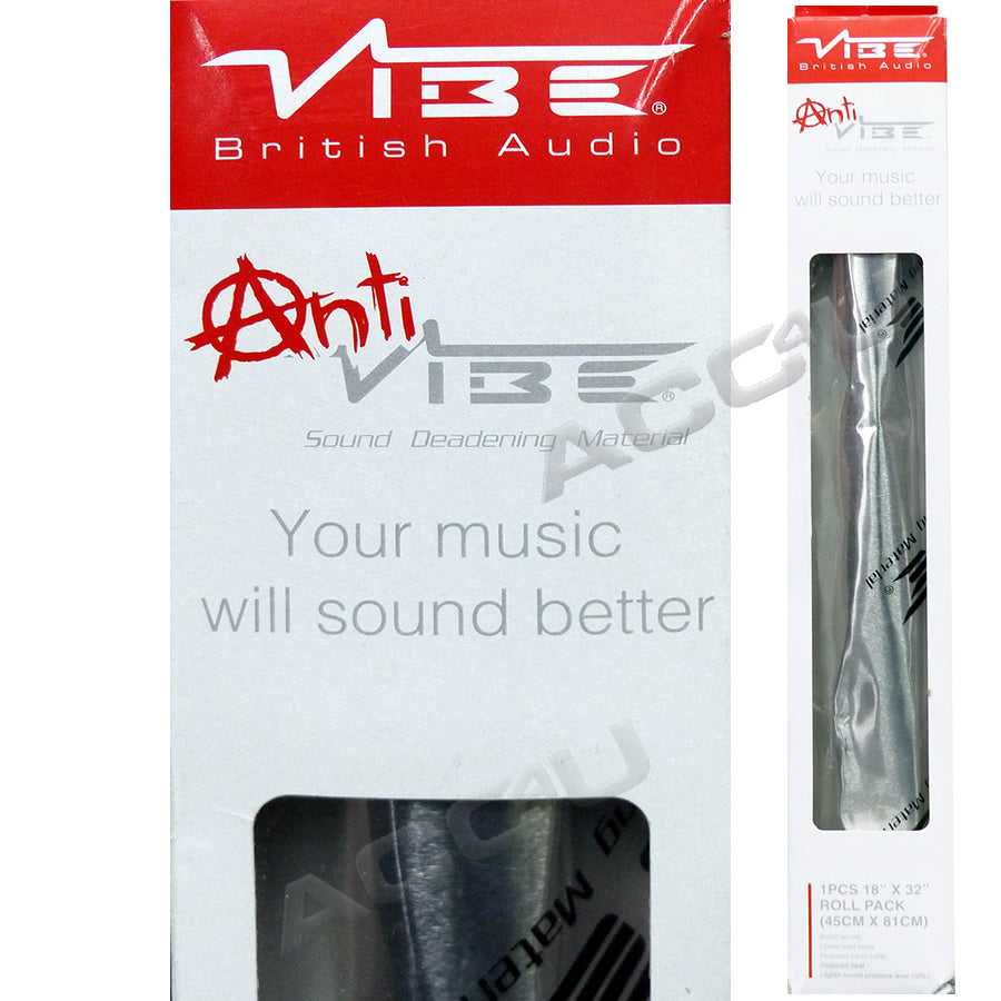 Anti Vibe Car Audio Door Panels Bonnet Sound Deadening Proofing Material Roll Sheet