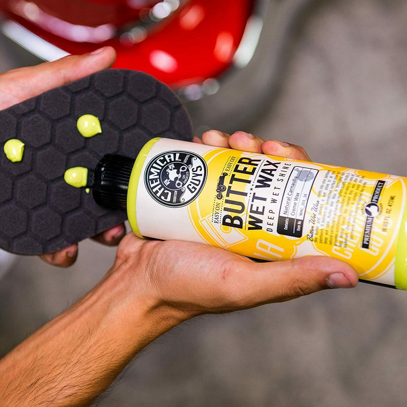 Chemical Guys BUTTER WET WAX Car Paint Deep Wet Gloss Shine Carnauba Wax 473ml