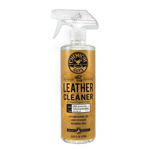 Chemical Guys LEATHER CLEANER Car Odorless PH Balanced Superior Leather Cleaner