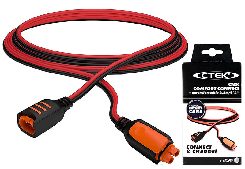 CTEK Car Charger Comfort Connect System Max 10A 2.5 Meter Extension Lead Cable