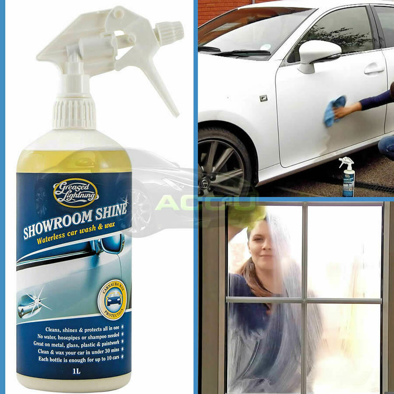 Greased Lightning Car 4x4 Bike Van Showroom Shine Waterless Wash & Wax 1L Bottle