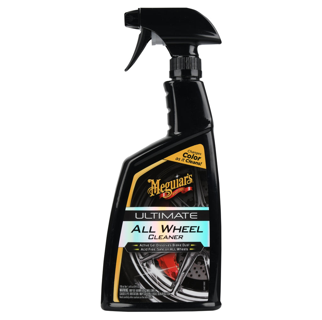 Meguiars Ultimate PH Balanced Car All Alloy Wheel Cleaner+Cloth+Polish Pad