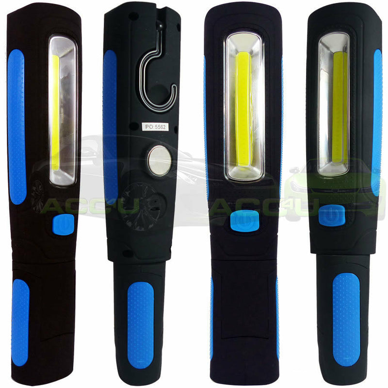 Rotating Tilt Rechargeable 3W COB LED Inspection Work Torch Lamp Light Spotlight