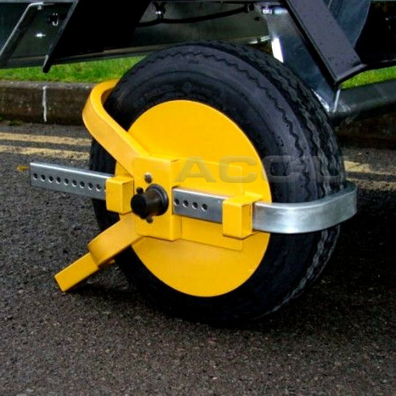 Maypole MP9061 Caravan Trailer High Security Strong Visible 8" 9" 10" inch Wheel Clamp