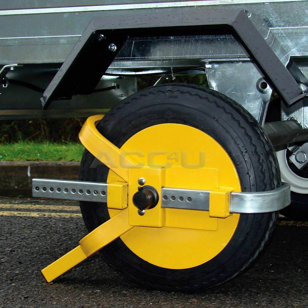 Maypole MP9061 Caravan Trailer High Security Strong Visible 8" 9" 10" inch Wheel Clamp
