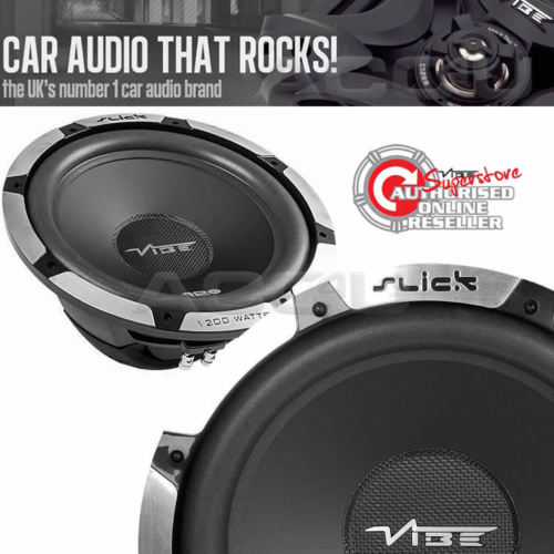 Vibe Audio SLICK 12 Slick S12 V3 12" inch 1200w Car Bass Sub Subwoofer